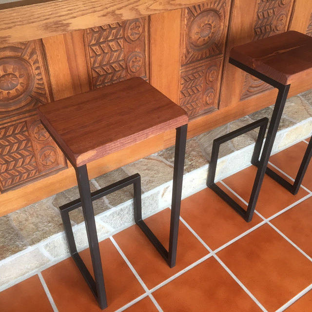Bar stools 30x14x12 Floating style two leg