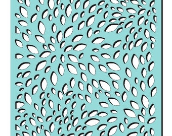 Petal Burst Stencil 6 x 6 - Sweet Dixie