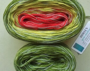 Kit -- MARTINI MEDLEY -- Sport Weight -- Color Changing Cotton yarn (150 gr /480 yards)
