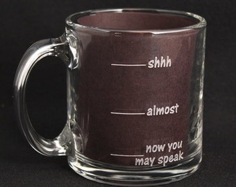 Laser Etched Coffee Mug