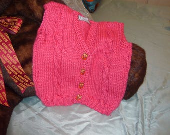 Hand Made vest for girls