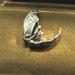 Fairy Charm Fairy Pendant 925 Sterling Silver Moon Fairy Amulet Charm