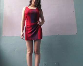 Vtg 70s Dress / Edith Flagg Mini