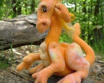 New, Spanky, a small western dragon, sewing pattern PDF
