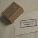 Custom Text Personalised Frame Rubber Stamp