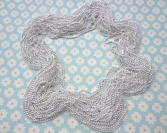 50 pcs Silver Plated Ball Chain Necklaces - 27inch, 2.0mm