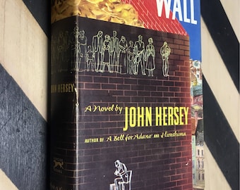 The Wall: A Novel by John Hersey (Hardcover, 1950) vintage book