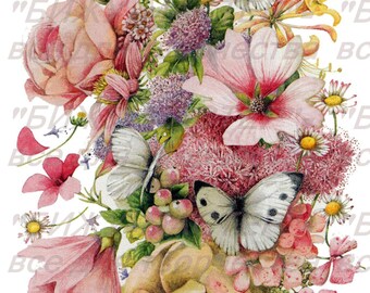 Rice paper decoupage #160397 vintage Decopatch Decoupage supplies