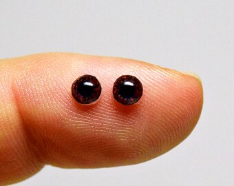 Doll irises 4mm color Mahogany