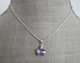 Pendant "Purple flower"