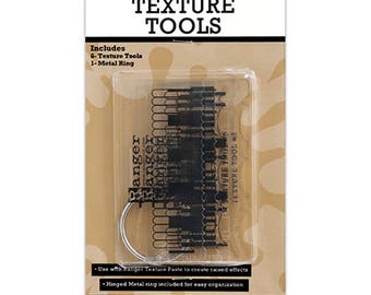 Flexible Plastic Ranger Texture Tools - Six Designs INK44567 fnt
