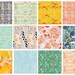 Colorful Floral Quilt Bundle | Meadow by Leah Duncan | Yellow Green Blue Flower Fabrics | Summer Theme Fabrics | Art Gallery Fabrics