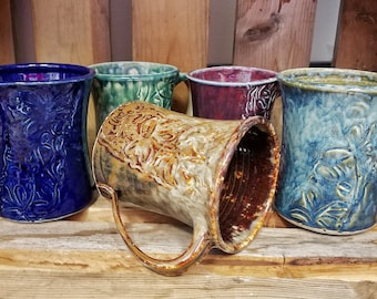 Pottery coffee cup / pottery coffee mug / coffee mug / coffee cup / handmade mug / handmade coffee mug / handmade coffee cup / Unique Gift
