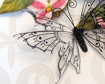 Glass Butterfly Embellishments G9