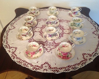 Royal Albert flowers of the month duo's