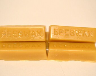 100% Pure Natural Beeswax Blocks - 10 one ounce blocks- great for crafters, Bakers, People want to make natural products and many more