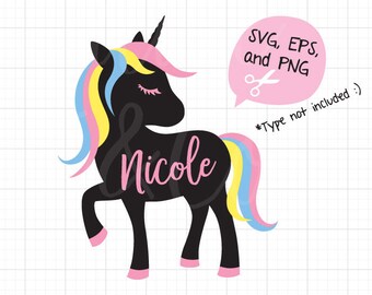 Download Baby Unicorn SVG Files for Cricut or Silhouette Cute White