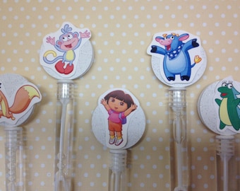 Dora the Explorer Party Bubble Favors - Set of 10
