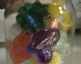 Complete soap sample jar