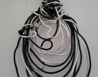 Freeform wirewrapped focal pendant