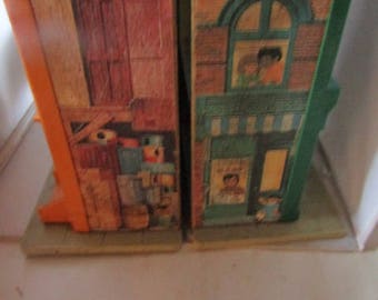 Vintage Fisher Price Sesame Street Play Family