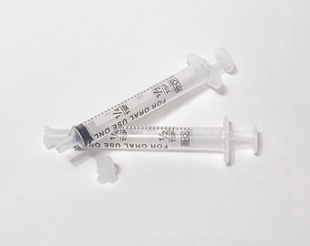 20 count lot: 3 ml Syringes with Slip on Caps