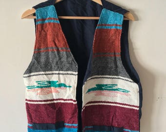 Woven Southwestern Vest