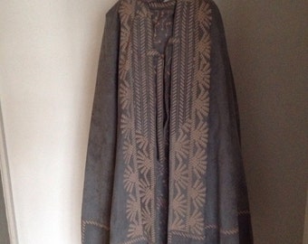 Zandra Rhodes cape and poncho 1975