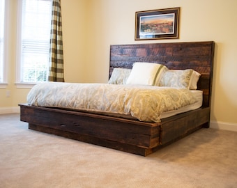 Rustic Box Bed Frame