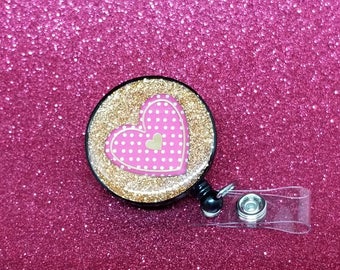 Valentine's day heart badge reel