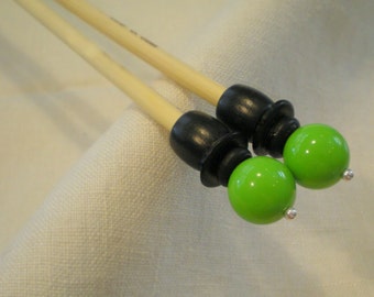 Wooden Knitting Needles - Size US 9