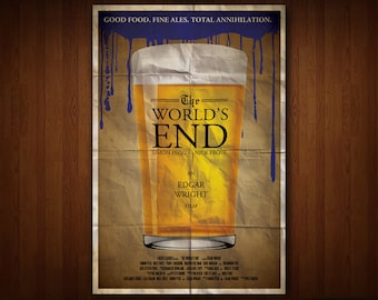 The World's End Poster (Multiple Sizes)