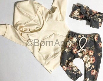 baby girl outfit / baby girl clothes / floral print / baby clothing / newborn girl outfit / baby outfit / toddler girl outfit / cute baby