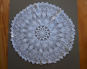 Hand made crochet doily
