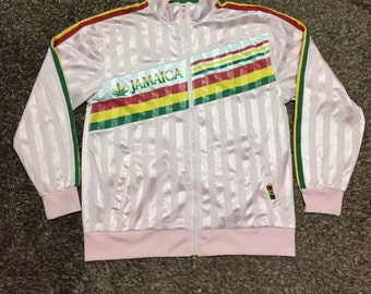 vintage jamaican soul sweater/jacket 90s nice design