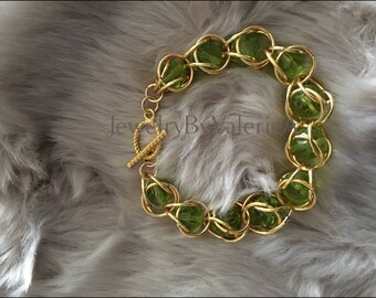 Beaded Chainmaille Bracelet