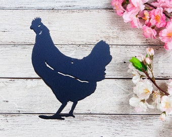 Hen Metal Wall Art (X25)
