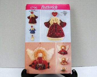 Decorative Angels - Hickory Stick and Co - Butterick 4796 - 1997 - Wall Hangings - Decorations