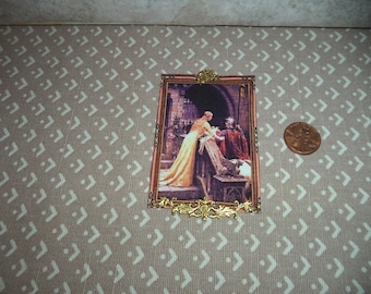 1:12 dollhouse miniature Tapestry