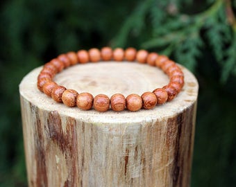 Bayong Wood Bracelet, Bayong Bracelet, Bayong Wood Bead Bracelet, Wood Bead Bracelet, Wood Bracelet, Beaded Bracelet, Men's/Women's Bracelet
