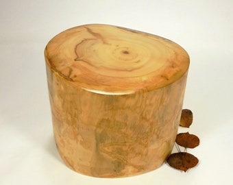 Aspen Tree Cremation Urn Small, Wood Cremation Urn for Ashes. Memorial, Funeral & Burial Urns. Wooden Urn Made in Colorado. 65 lbs.