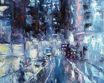 Lights of the night city