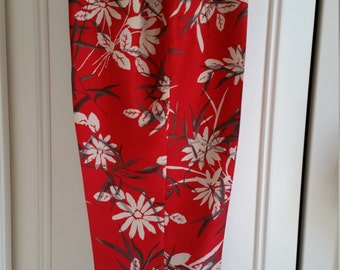 Adrianna Papell Silk Cropped Pants - Size 8