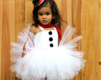 Snowman tutu/ snowman costume/ frosty costume/ santa costume/ holiday costume/ christmas pageant/ pageant/ frosty tutu/ christmas tutu