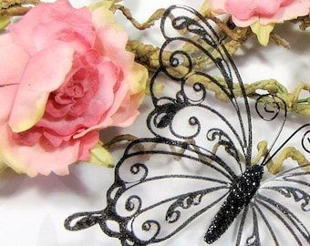 Glass Butterfly Embellishments G6