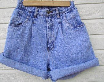 High Waist Denim Shorts 24 XS