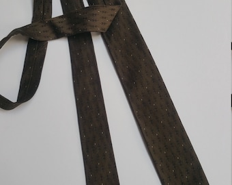 Vintage 1960's Skinny All Silk Necktie