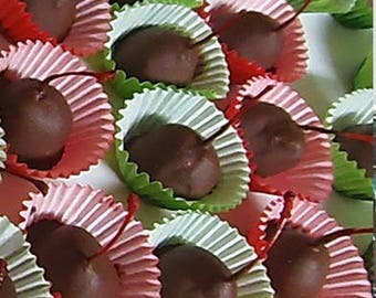 Chocolate covered Cherries or Chocolate Covered Cherry Mice Candy