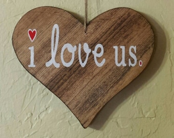 Valentine's Day, Valentine Gift, I Love Us, Romantic Gift, Girlfriend Gift, Boyfriend Gift, Wife Gift, Husband Gift, Valentine Gift Ideas