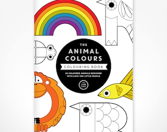 Animal Colours Colouring Book - 28 pages of colouring activities for children - beautiful quality